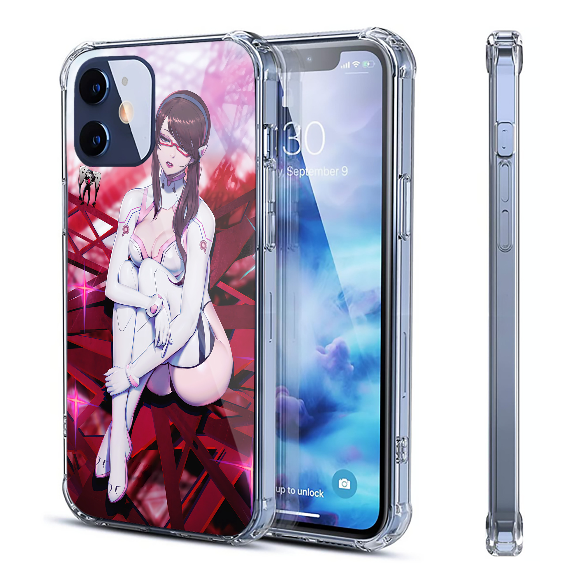 （画像用） EVA 新世紀エヴァンゲリオン 【iPhone 12シリーズ対応】透明スマホケース（クリアソフトケース）